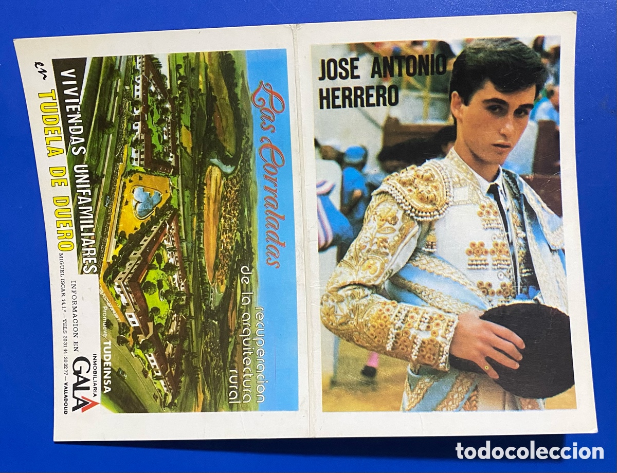 Bullfighting: Toros Jose Antonio Herrero 1989 valladolid