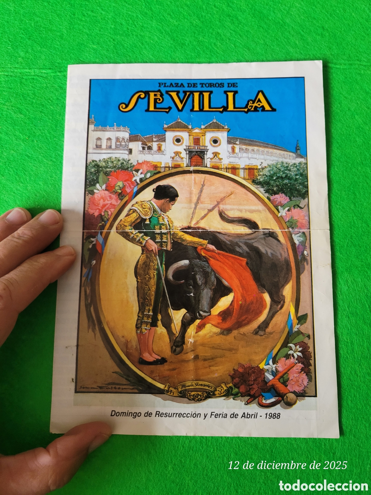Tauromaquia: PROGRAMA DE MANO PLAZA DE TOROS DE SEVILLA 1988 - Foto 4