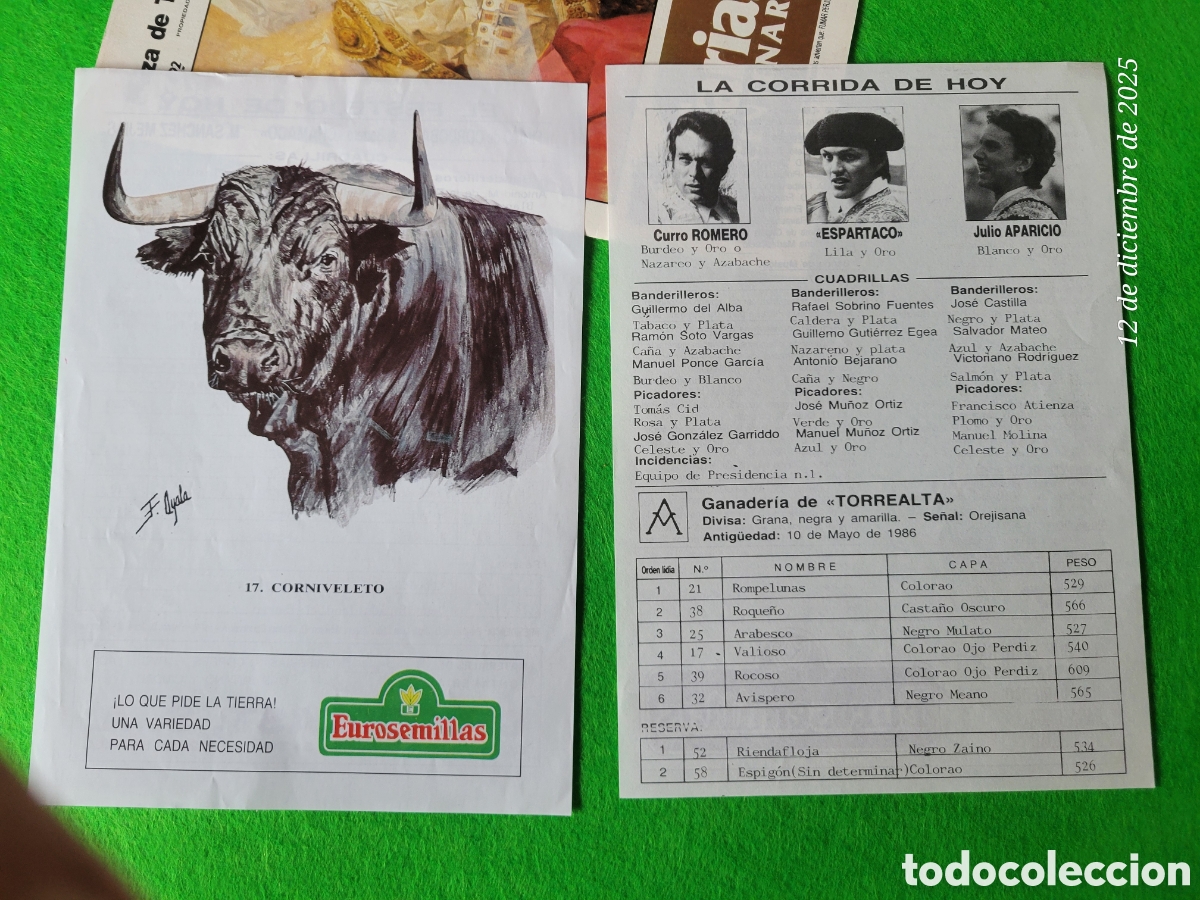 Tauromaquia: PROGRAMA DE MANO PLAZA DE TOROS DE SEVILLA 1990 - Foto 6
