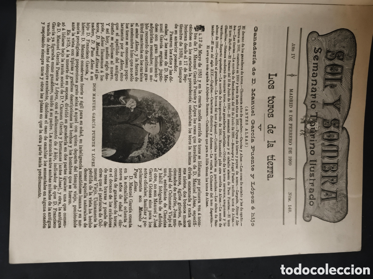 Tauromaquia: 1900 sol y sombra N.148 - Foto 2