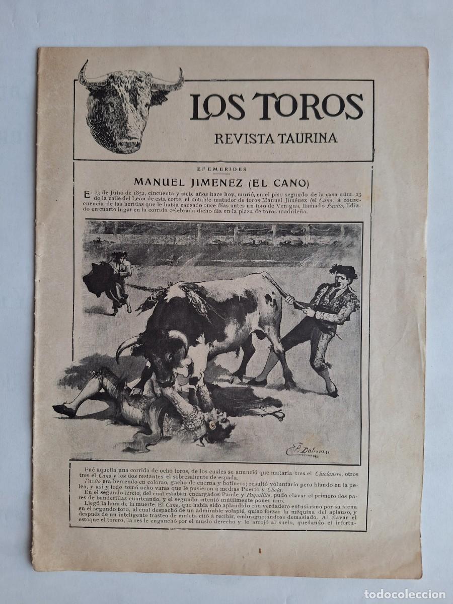 Tauromachia: LOS TOROS REVISTA TAURINA MANUEL JIMENEZ EL CANO RV