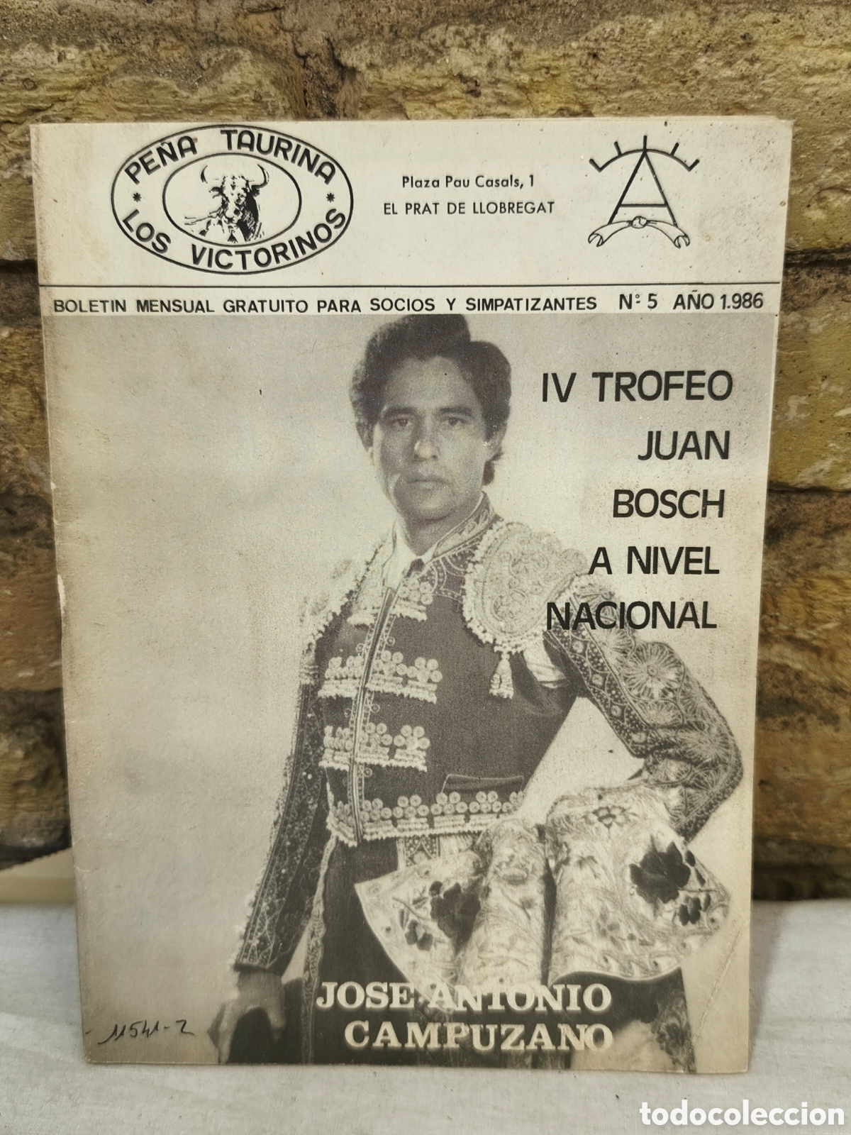 Tauromachie: IV TROFEO JUAN BOSCH A NIVEL NACIONAL JOSE ANIONIO CAMPUZANO