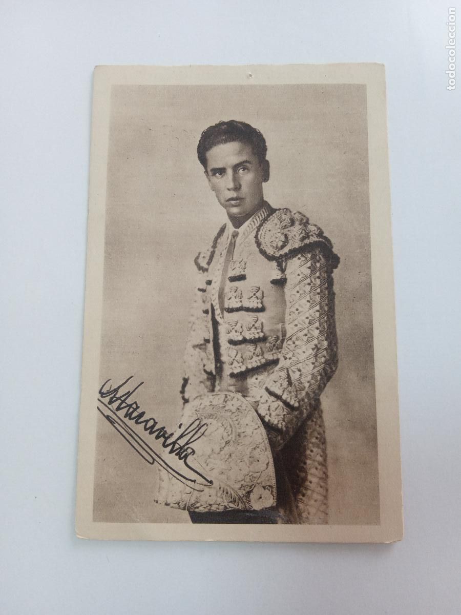 Bullfighting: TARJETA BIOGRAFICA TAURINA. TORERO. TOROS. ANTONIO GARC&Iacute;A BASTAMANTE, MARAVILLA