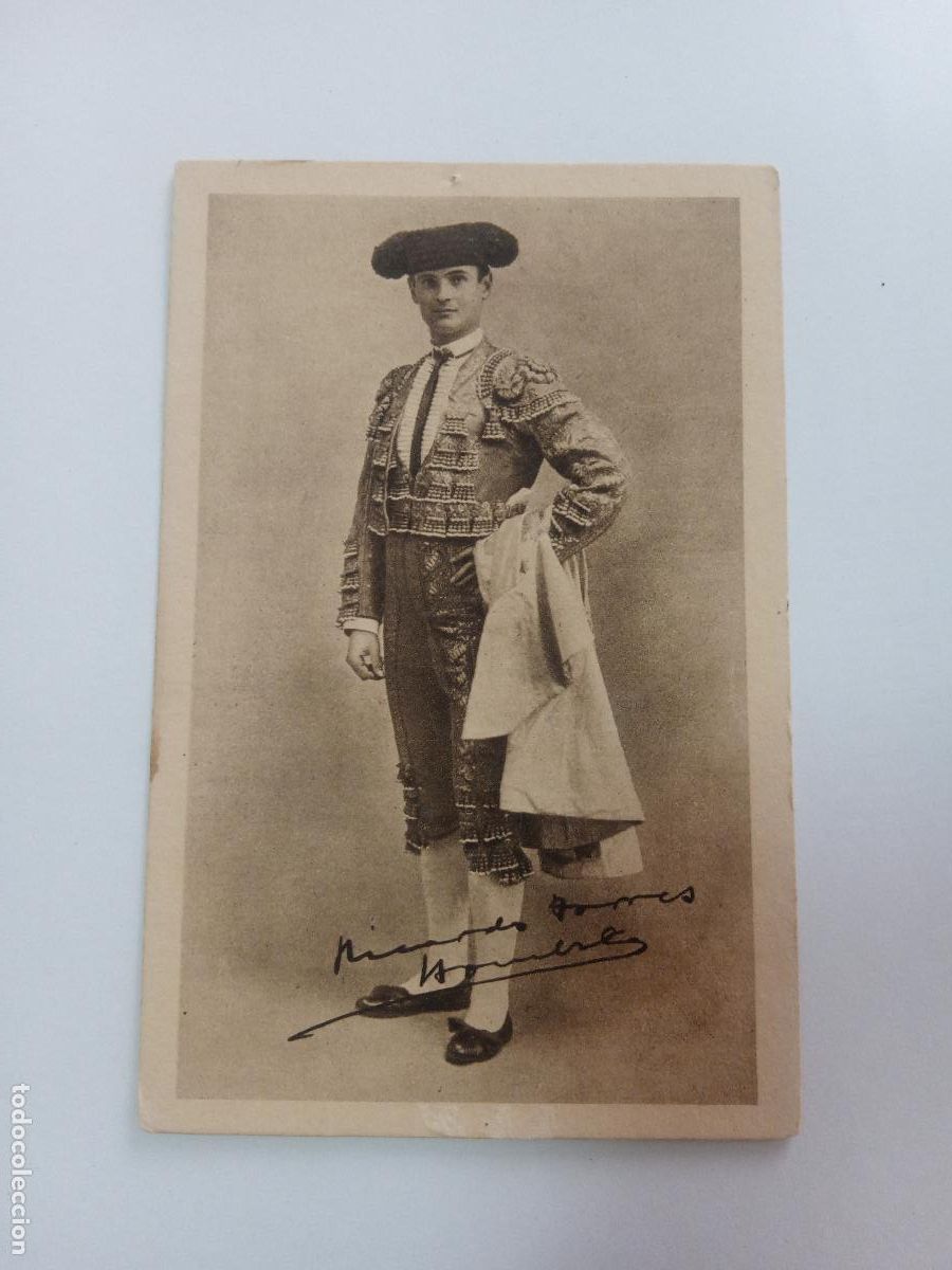 Bullfighting: TARJETA BIOGRAFICA TAURINA. TORERO. TOROS. RICARDO TORRES REINA, BOMBITA II