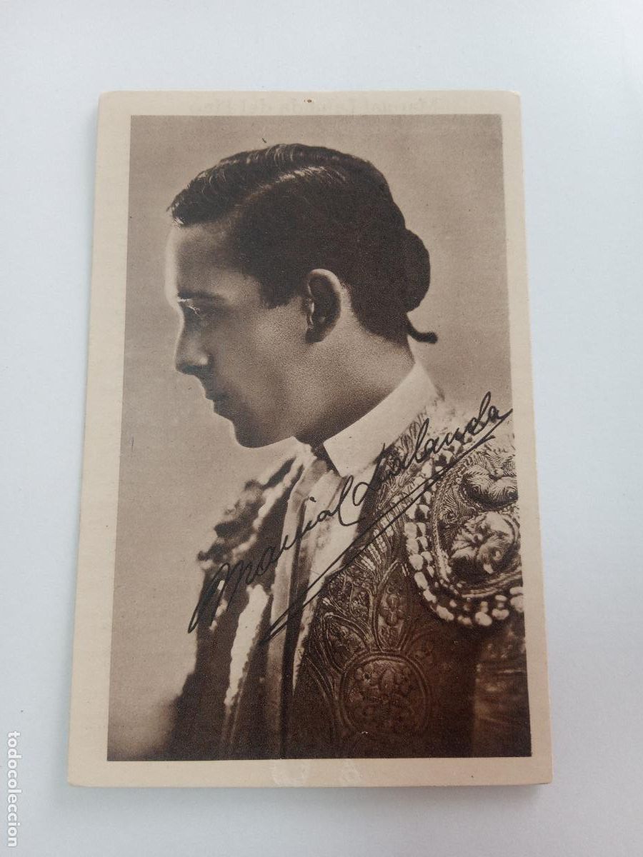 Bullfighting: TARJETA BIOGRAFICA TAURINA. TORERO. TOROS. MARCIAL LALANDA DEL PINO