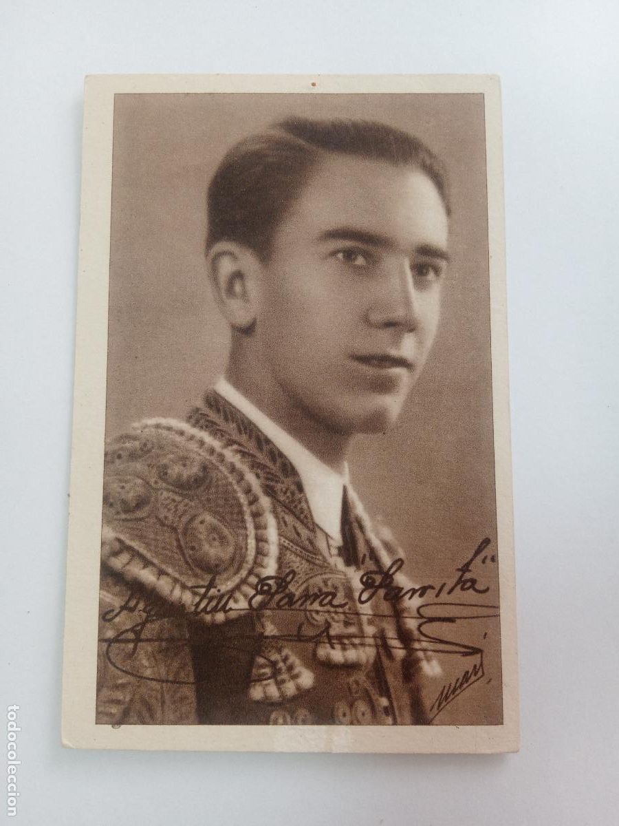 Bullfighting: TARJETA BIOGRAFICA TAURINA. TORERO. TOROS. AGUST&Iacute;N PARRA, PARRITA