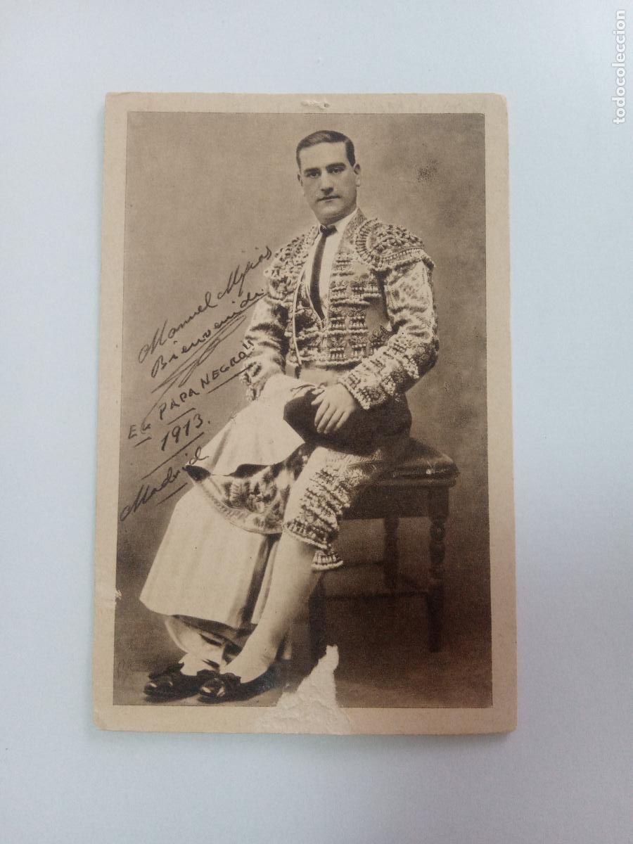 Bullfighting: TARJETA BIOGRAFICA TAURINA. TORERO. TOROS. MANUEL MEJ&Iacute;AS RAPELA, BIENVENIDA
