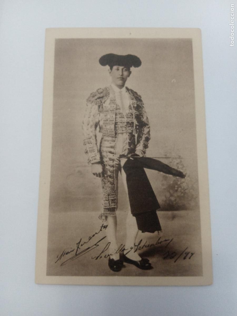 Tauromaquia: TARJETA BIOGRAFICA TAURINA. TORERO. TOROS. ANTONIO FUENTES ZURITA