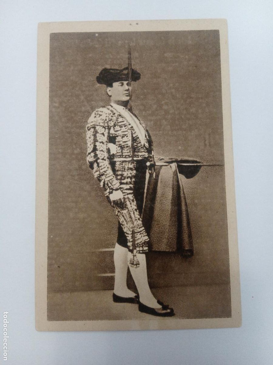 Tauromaquia: TARJETA BIOGRAFICA TAURINA. TORERO. TOROS. ANTONIO CARMONA LUQUE, EL GORDITO