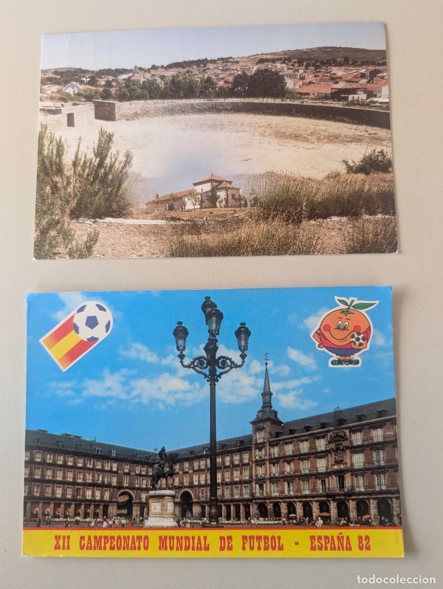 Stierkampf: RARISIMA POSTAL PLAZA TOROS DE LOS SANTOS (SALAMANCA) - REGALO POSTAL MADRID MUNDIAL 82