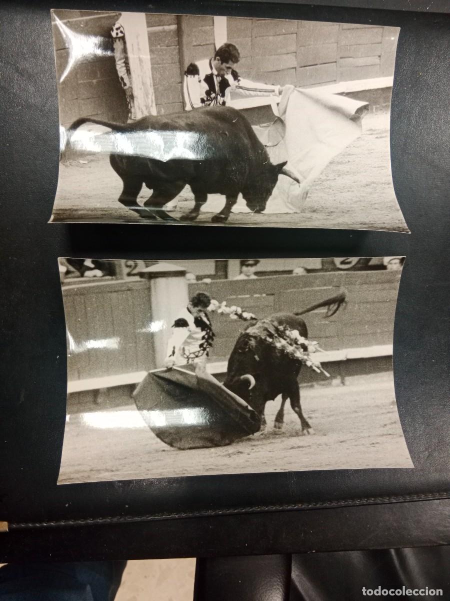 Stierkampf: TAUROMAQUIA / TOROS - FOTOGRAFIA BOTAN - 2 FOTOS TORERO ANDRES VAZQUEZ - PLAZA TOROS DE MADRID
