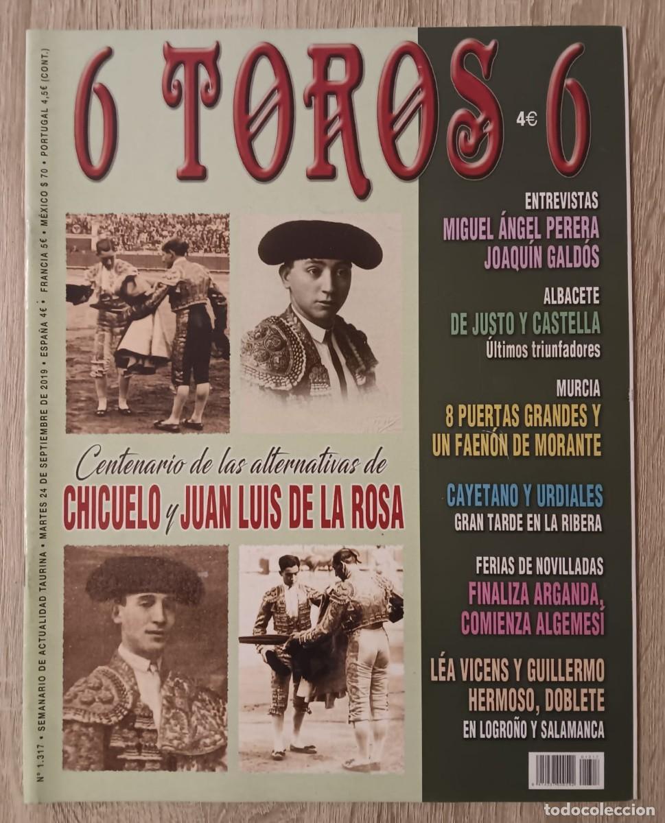 Stierkampf: REVISTA TAURINA 6 TOROS 6 NUMERO 1317
