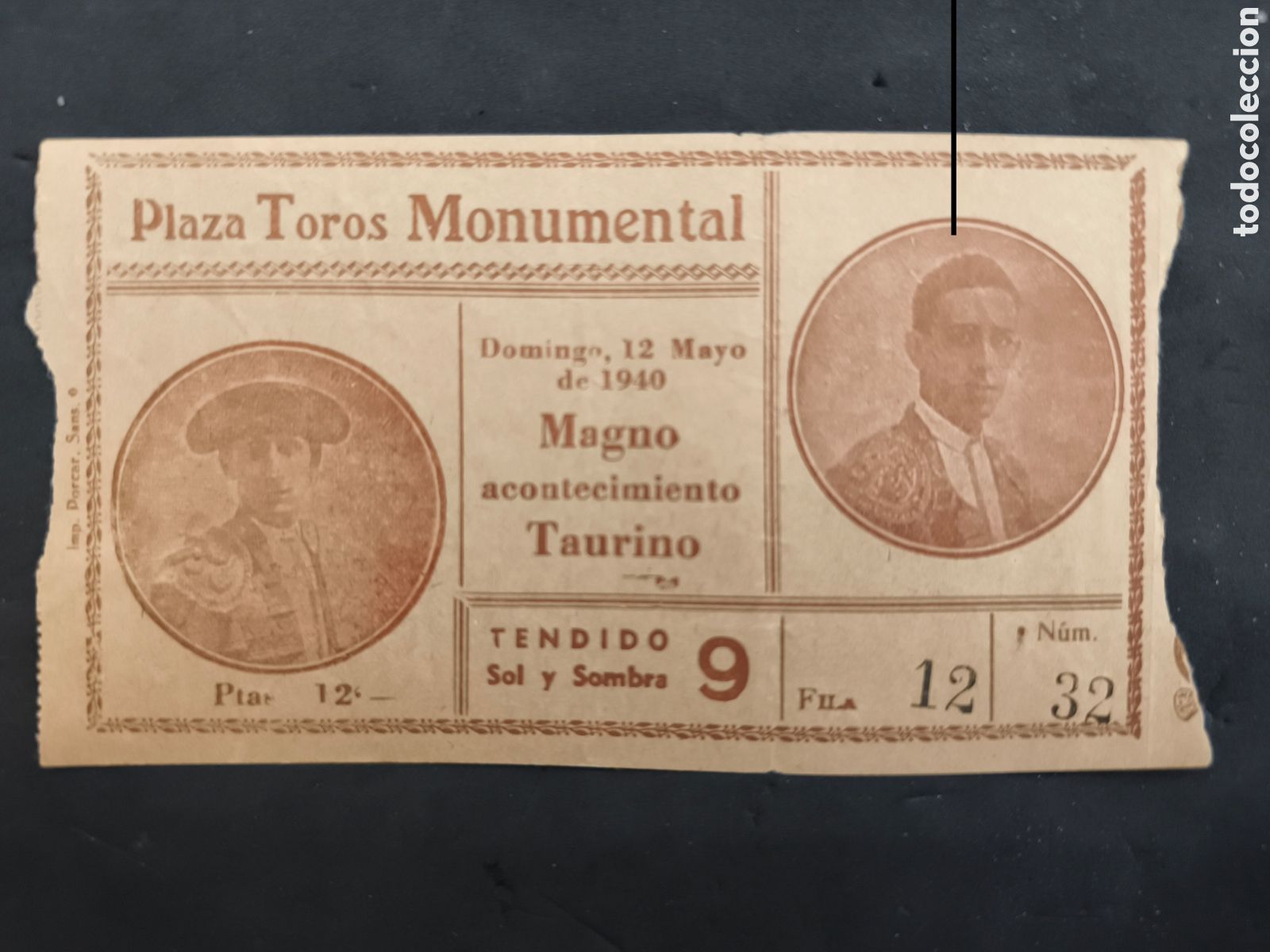 Stierkampf: Entrada 1940 toros monumental, Magno Acontecimiento