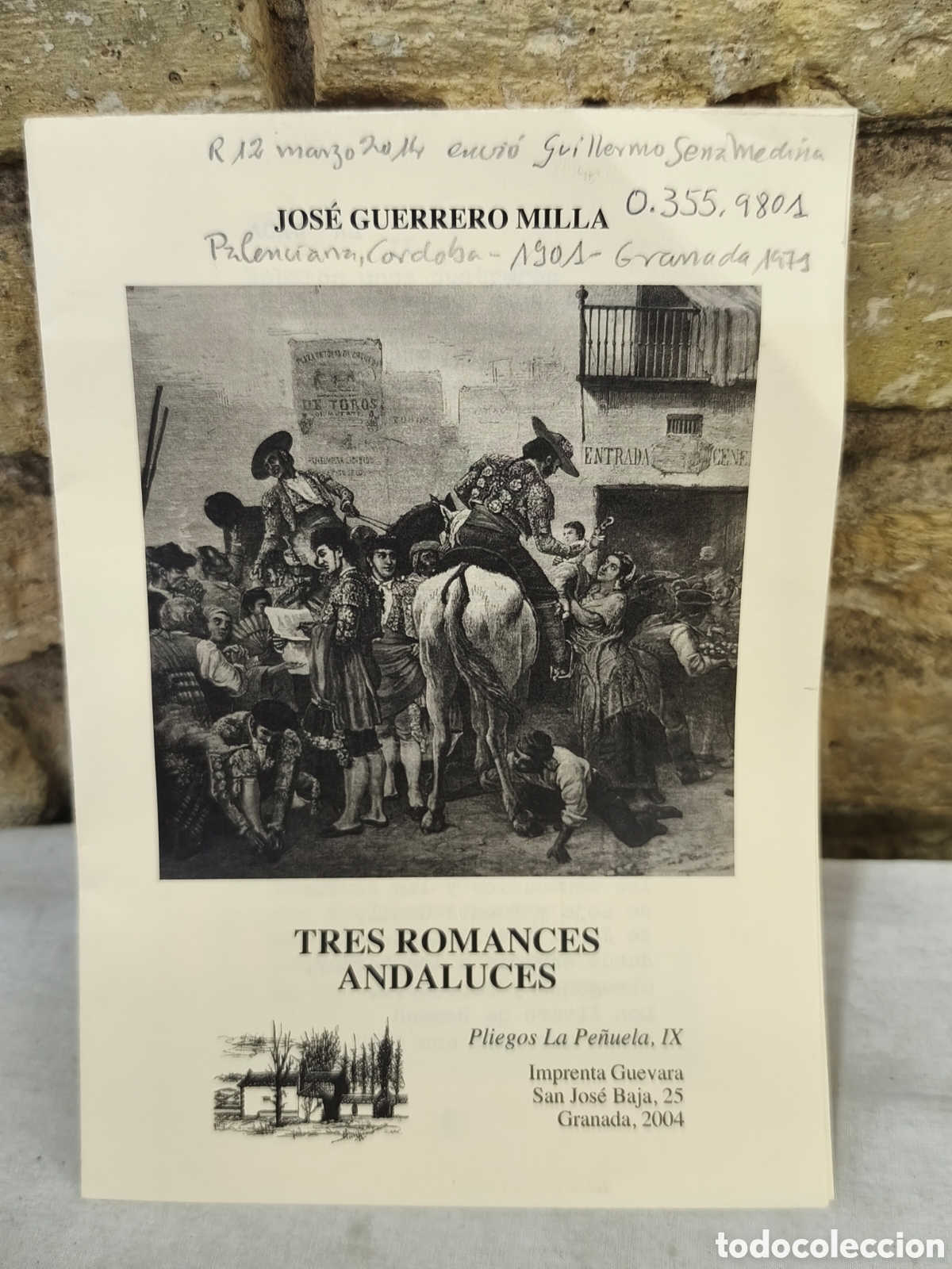 Tauromaquia: Tres romances andaluces