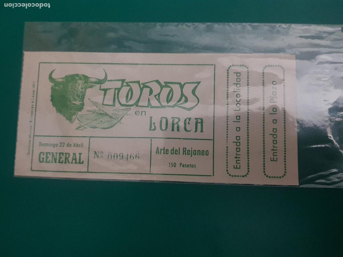 Tauromaquia: TOROS EN LORCA ENTRADA A&Ntilde;O 1973 - Foto 1