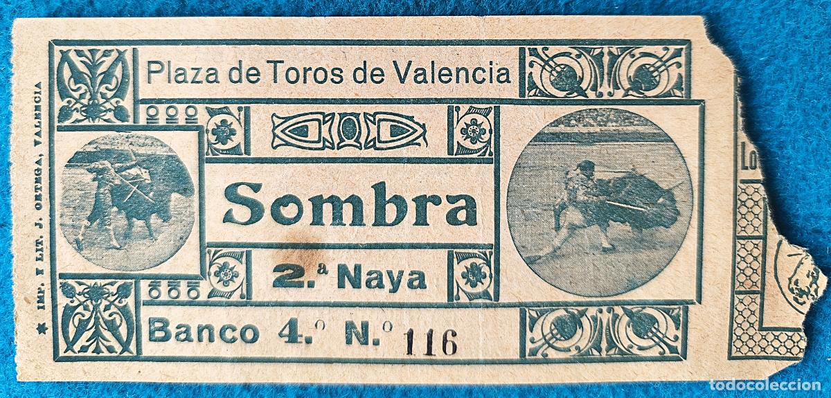 Tauromaquia: RW ENTRADA PLAZA TOROS DE VALENCIA ORIGINAL ET177