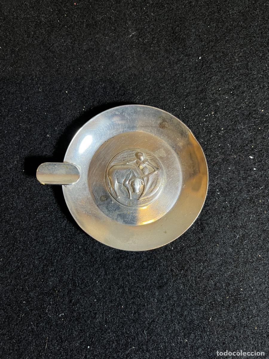 Bullfighting: Cenicero Torero Quaggin inox 18/10 torero tauromaquia vintage