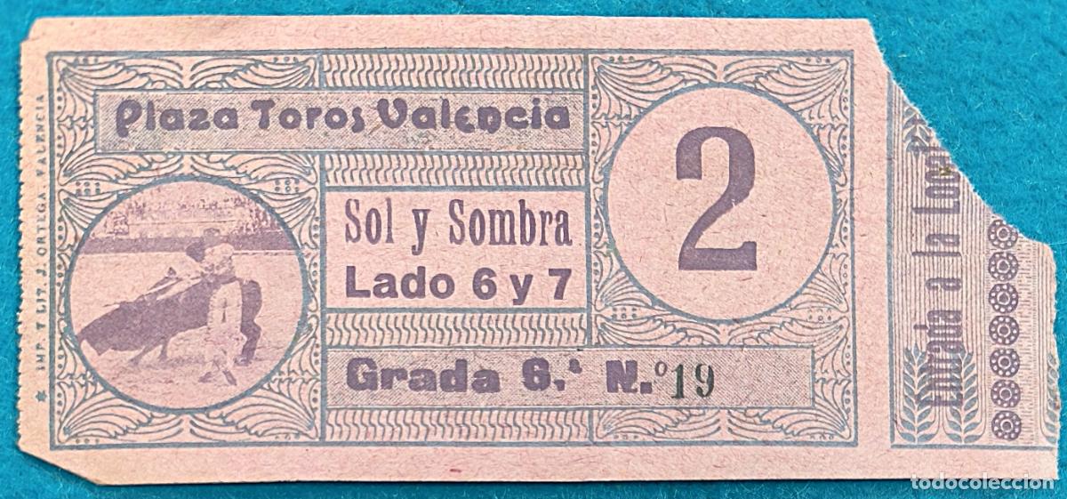 Tauromachie: RW ENTRADA PLAZA TOROS DE VALENCIA ORIGINAL ET290