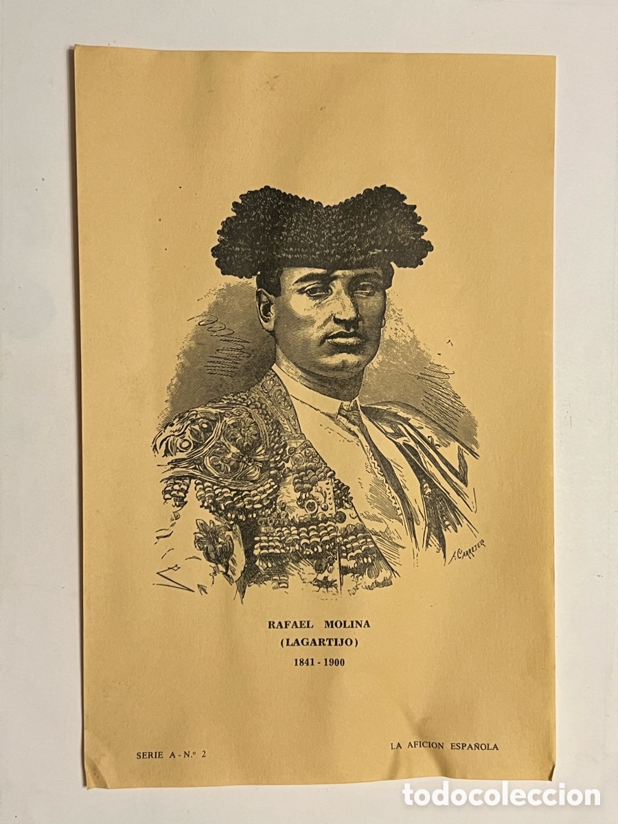 Tauromaquia: TAUROMAQUIA. RAFAEL MOLINA (LAGARTIJO) 1841 - 1900, LA AFICION ESPA&Ntilde;OLA