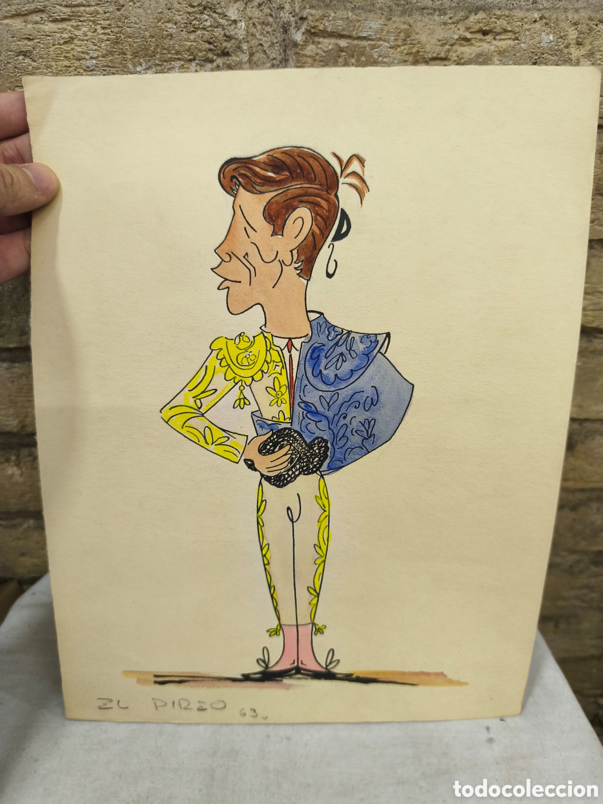 Tauromaquia: Dibujo original vinyes, Pireo 63'