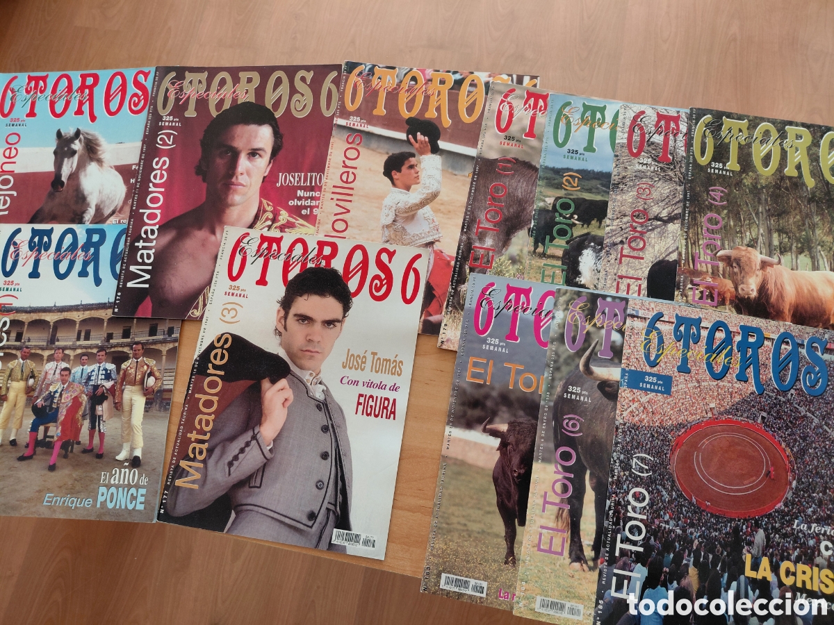 Tauromaquia: Lote revistas 6 Toros 6 Especiales temporada 1997