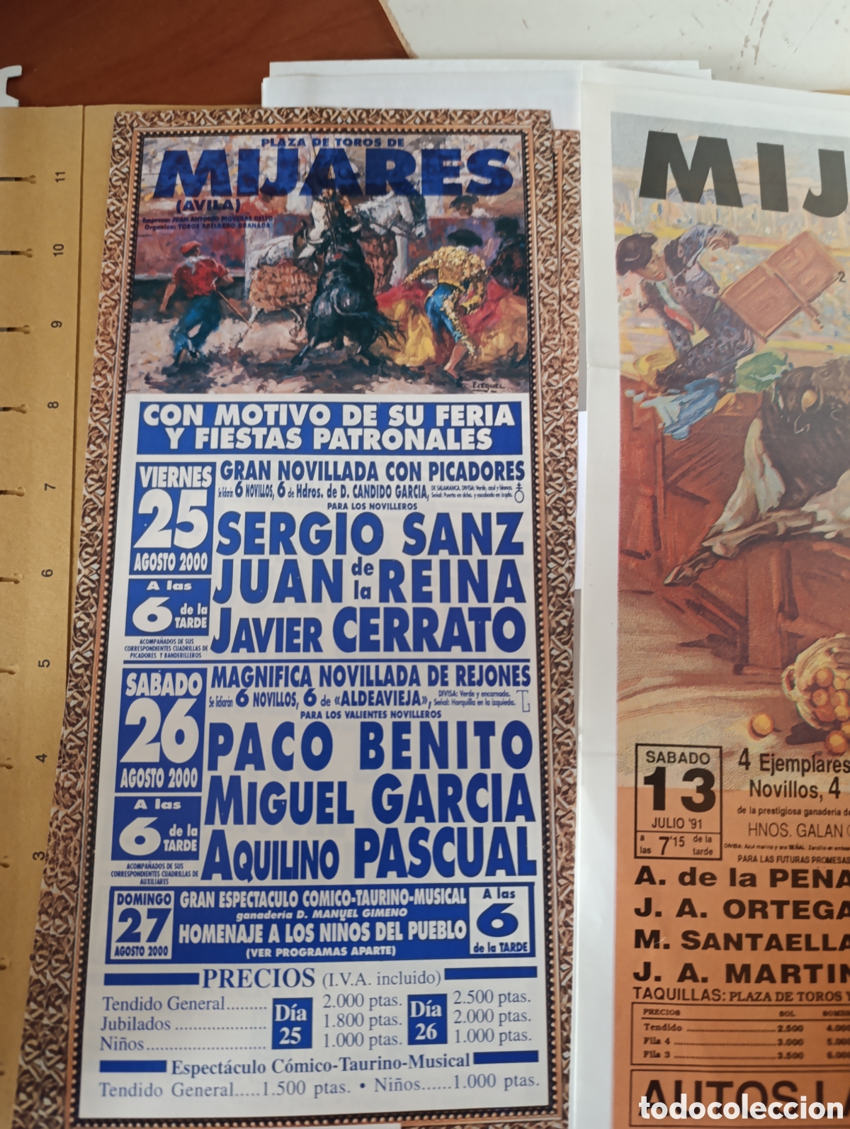 Tauromaquia: 3 carteles peque&ntilde;os toros - Foto 2