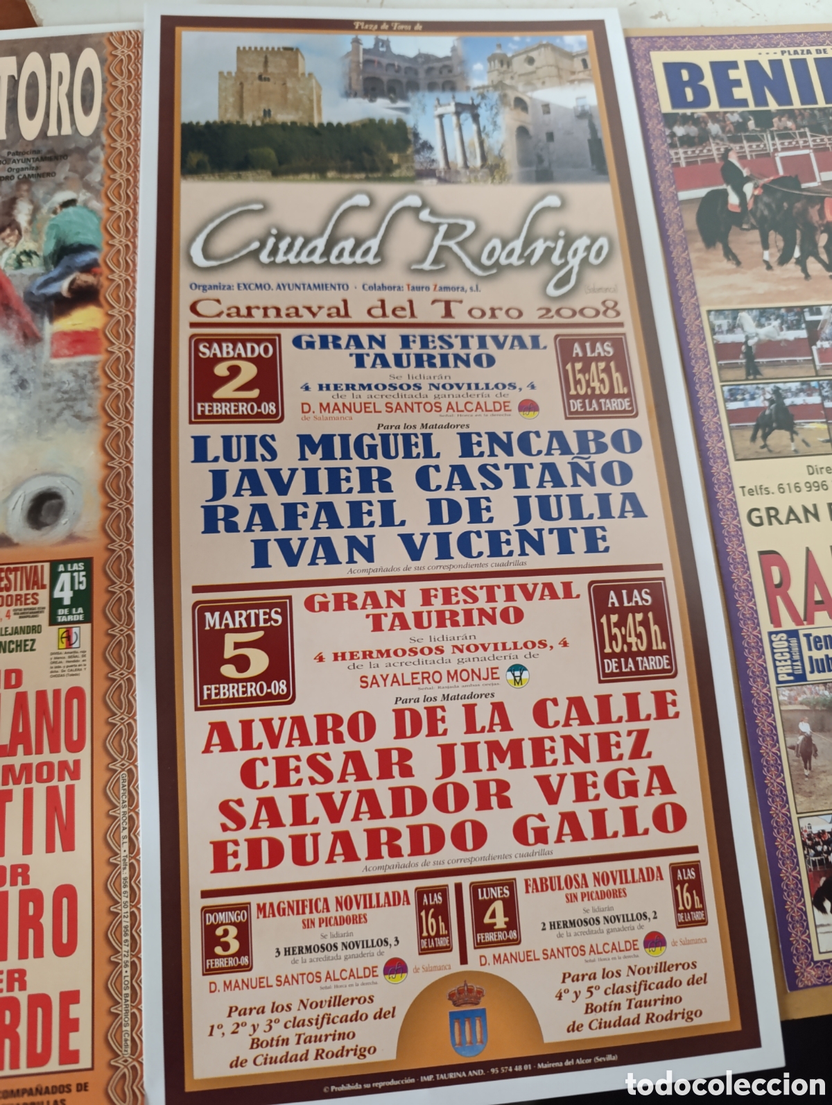 Tauromaquia: 3 carteles peque&ntilde;os toros - Foto 3