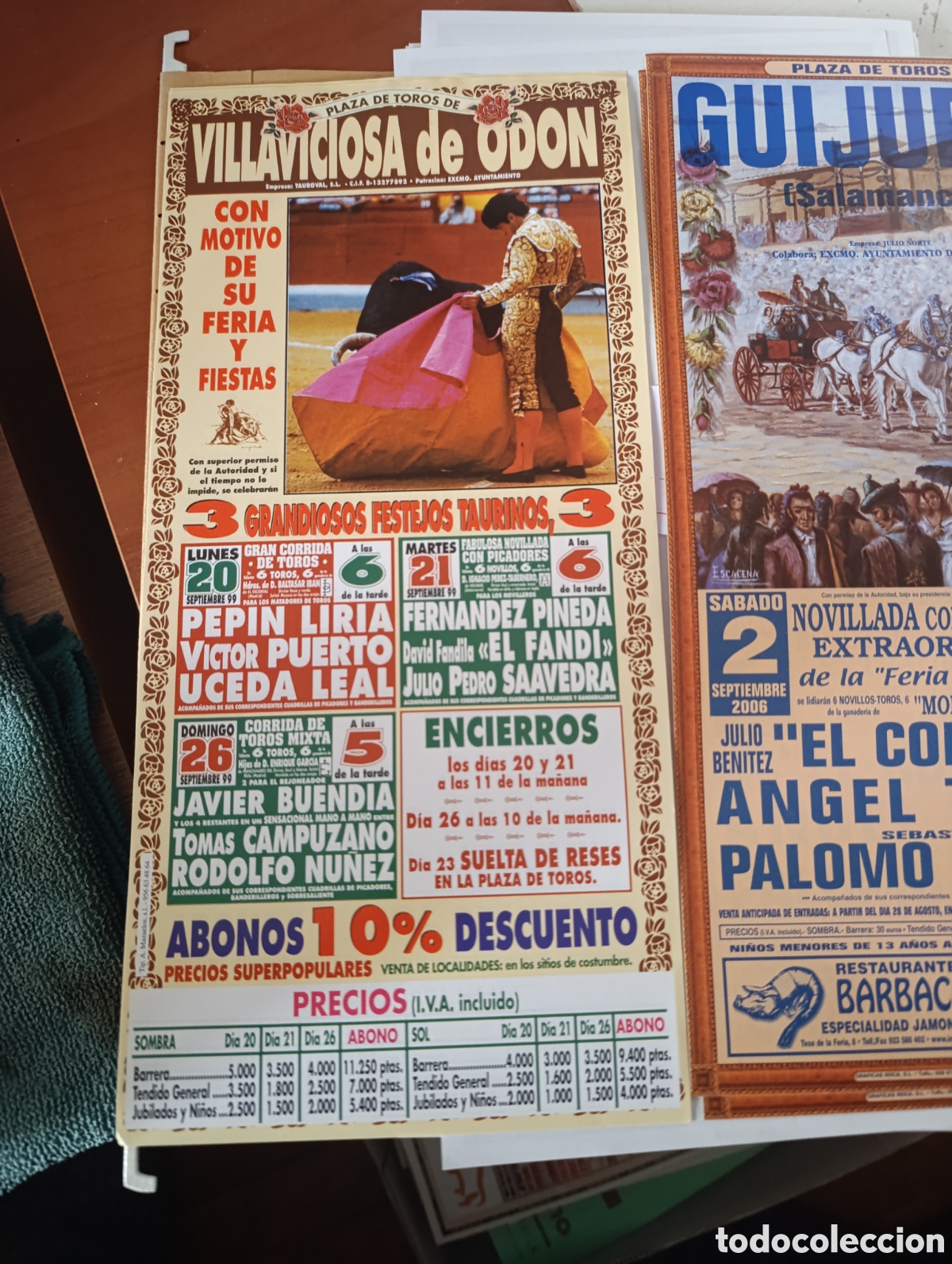 Tauromaquia: 3 carteles peque&ntilde;os toros - Foto 2