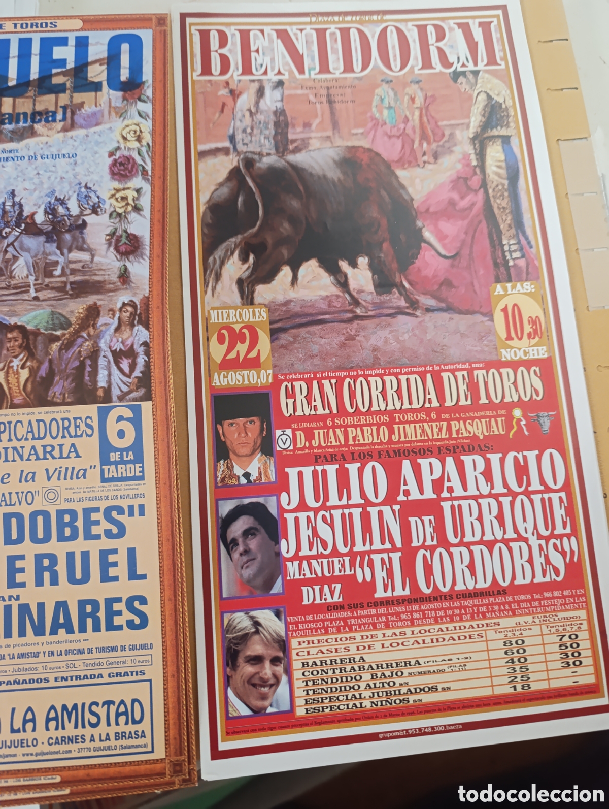 Tauromaquia: 3 carteles peque&ntilde;os toros - Foto 4