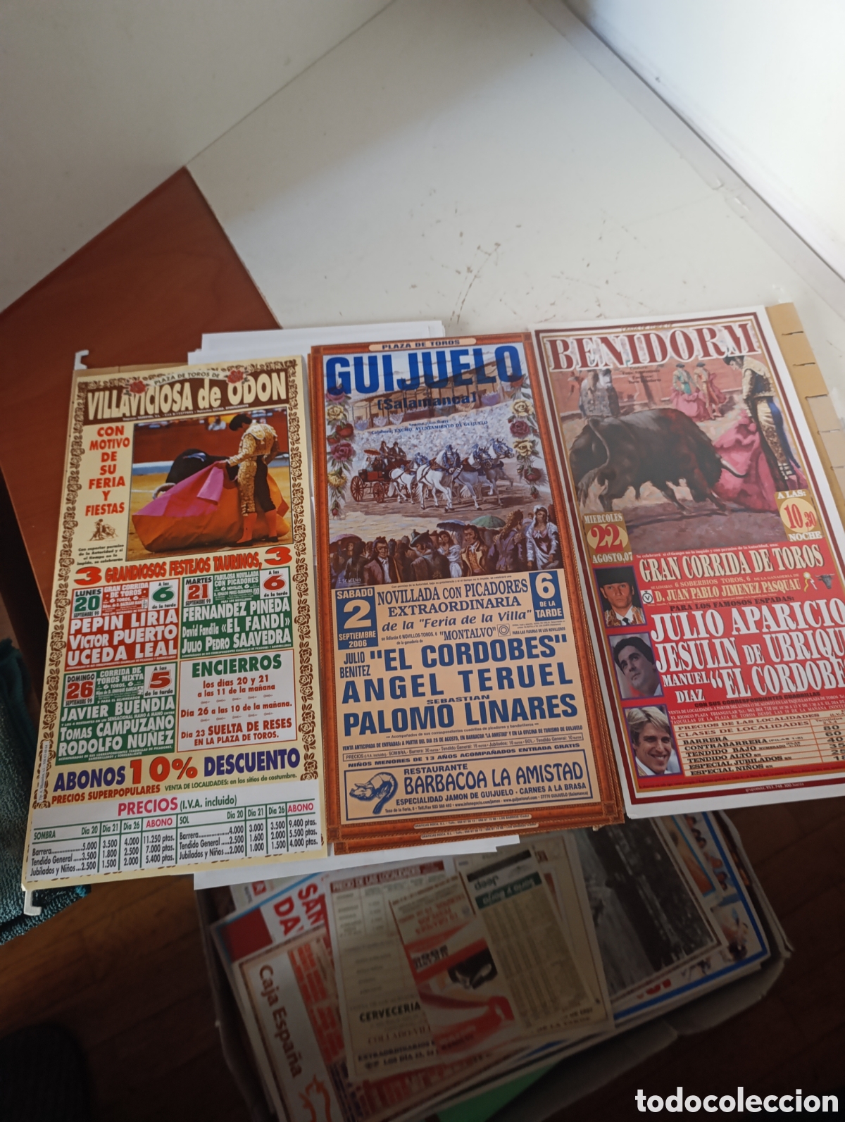Tauromaquia: 3 carteles peque&ntilde;os toros - Foto 1