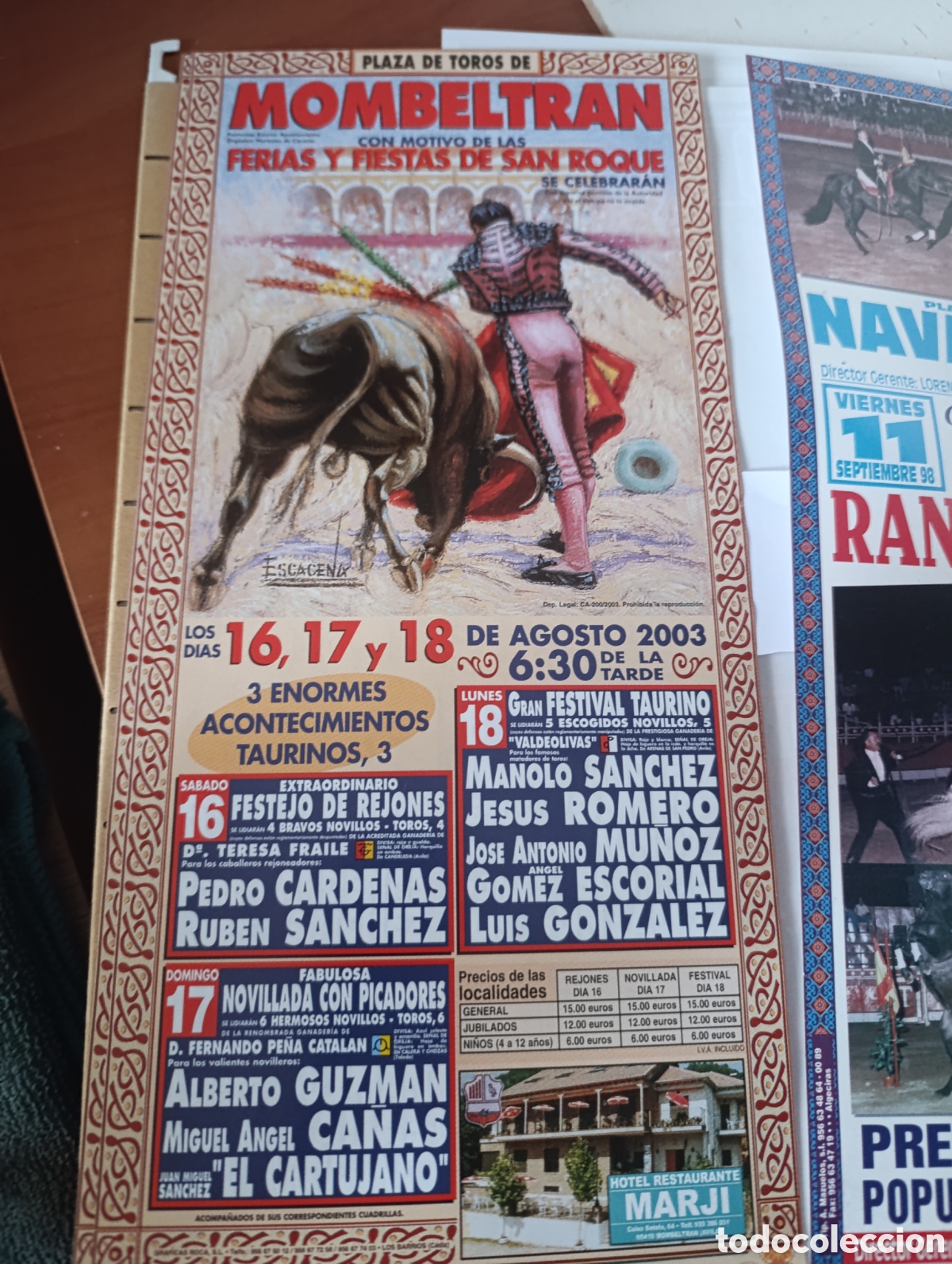 Tauromaquia: 3 carteles peque&ntilde;os toros - Foto 2