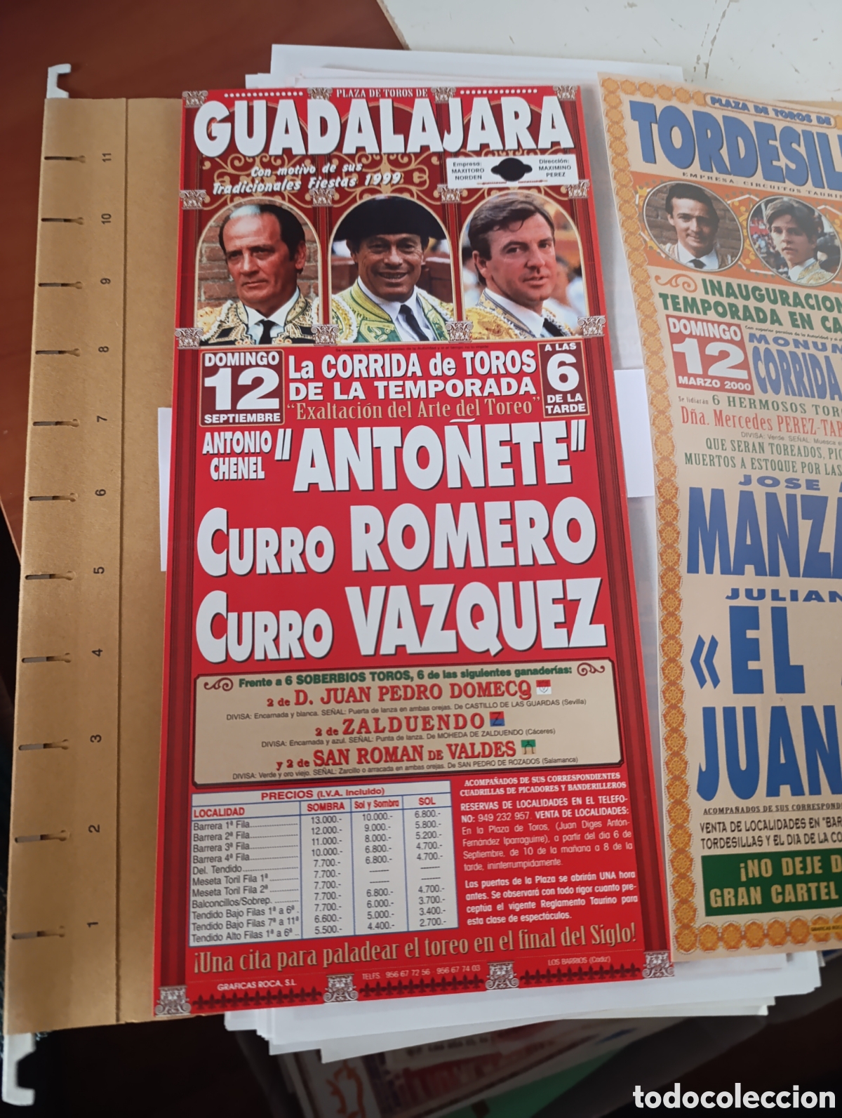 Tauromaquia: 3 carteles peque&ntilde;os toros - Foto 2