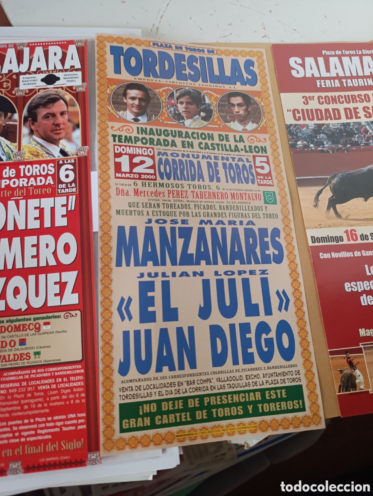 Tauromaquia: 3 carteles peque&ntilde;os toros - Foto 3