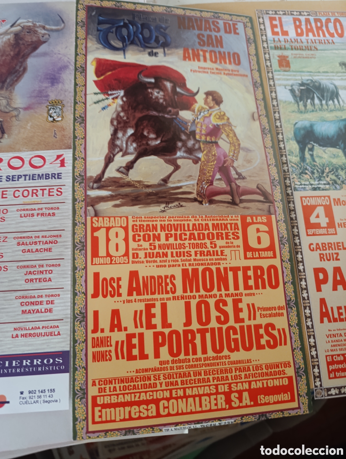 Tauromaquia: 3 carteles peque&ntilde;os toros - Foto 3