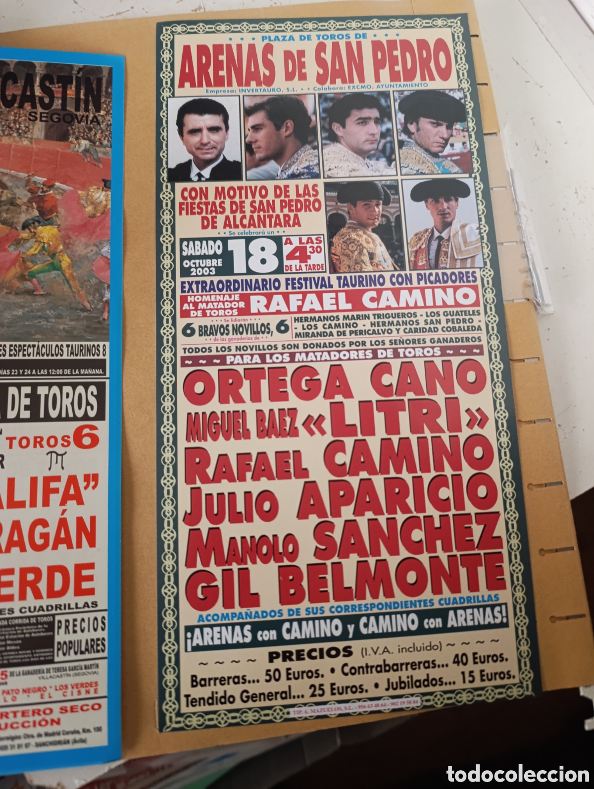 Tauromaquia: 3 carteles peque&ntilde;os toros - Foto 4