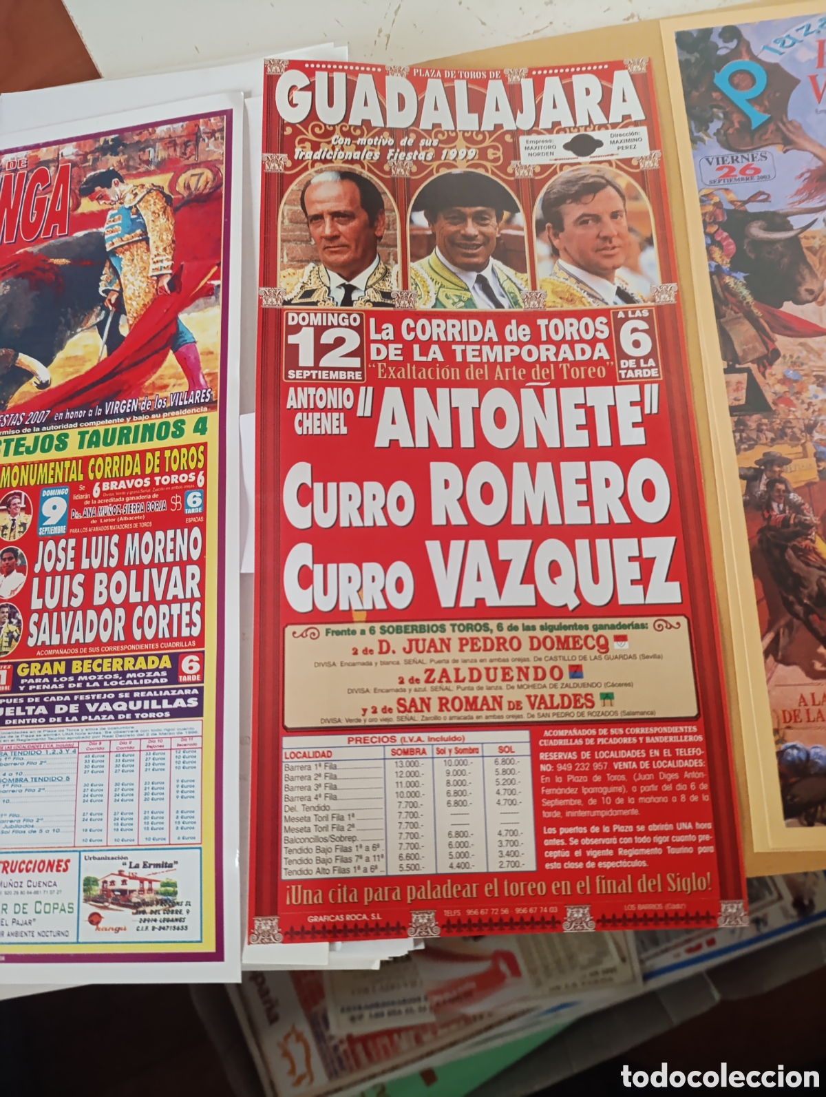 Tauromaquia: 3 carteles peque&ntilde;os toros - Foto 3