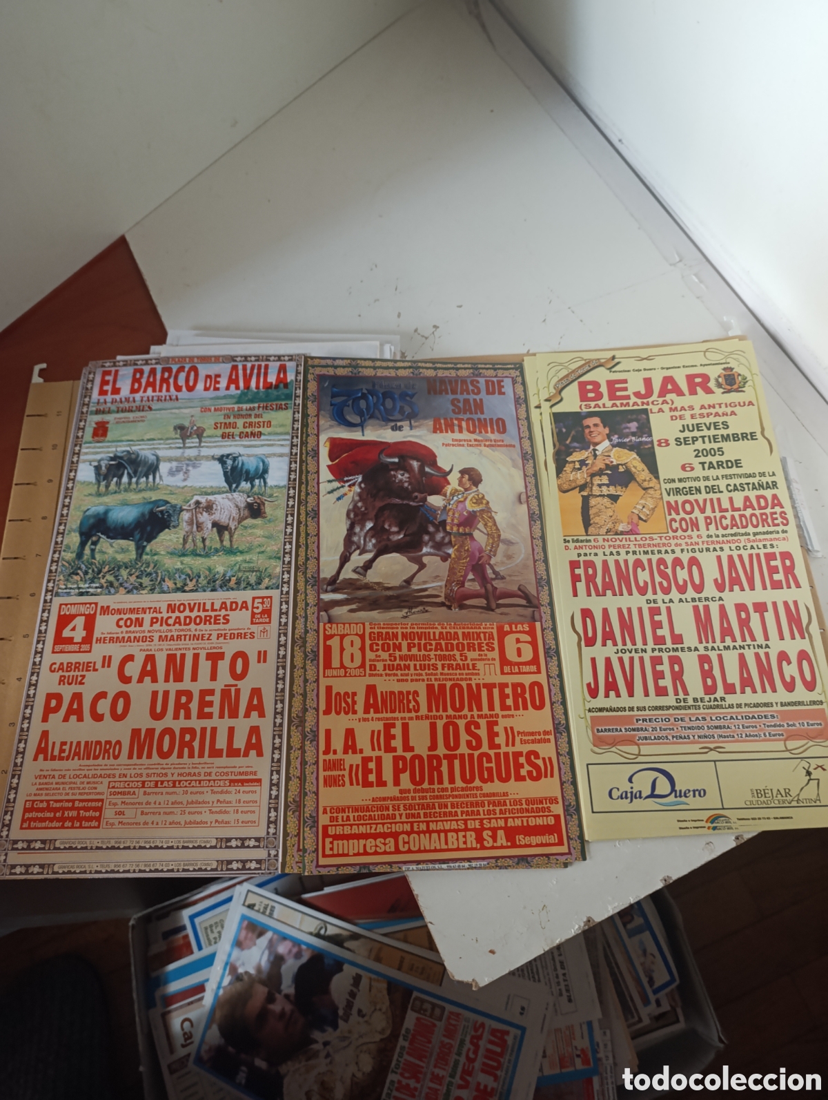 Tauromaquia: 3 carteles peque&ntilde;os toros - Foto 1