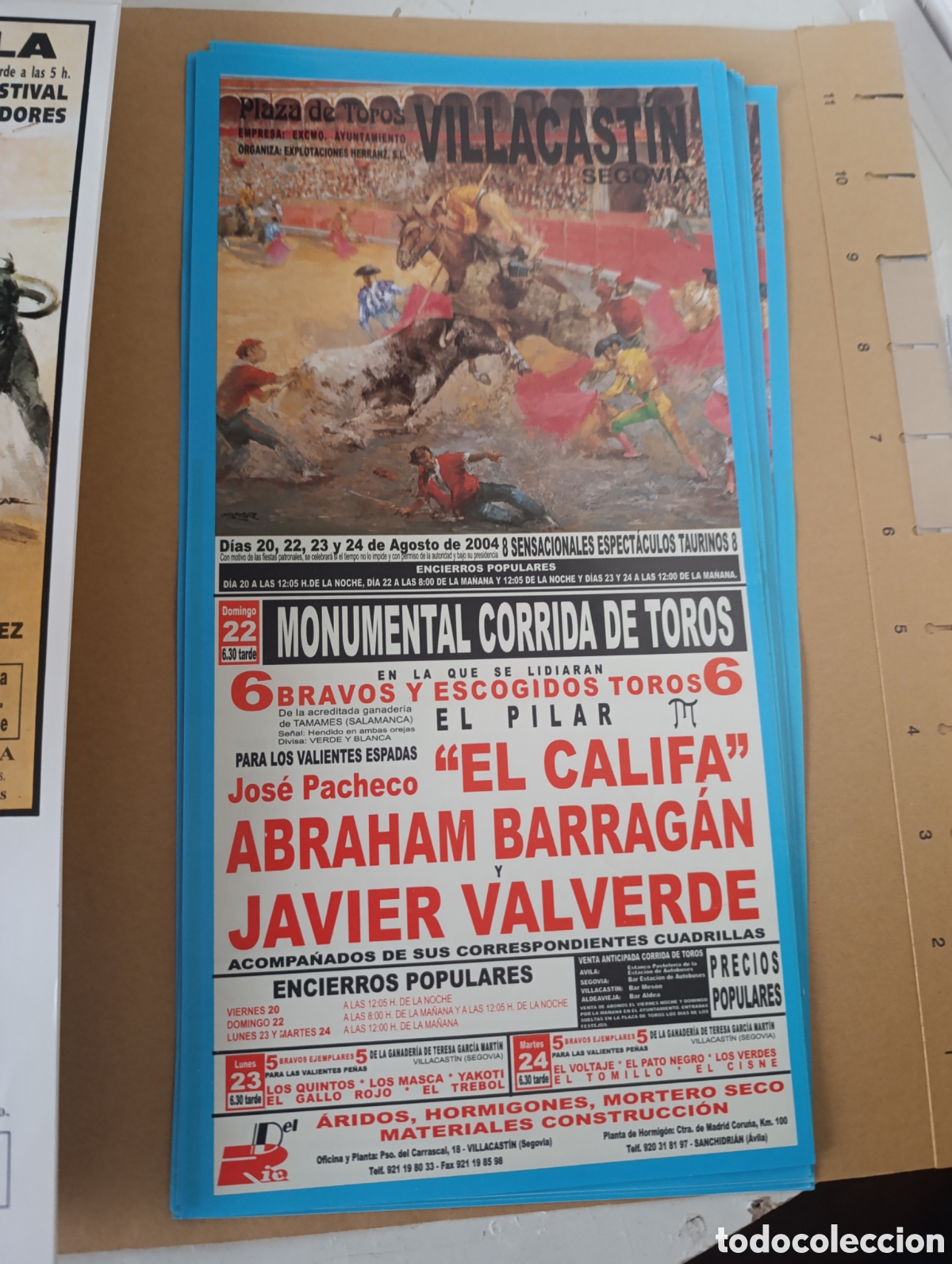 Tauromaquia: 3 carteles peque&ntilde;os toros - Foto 4