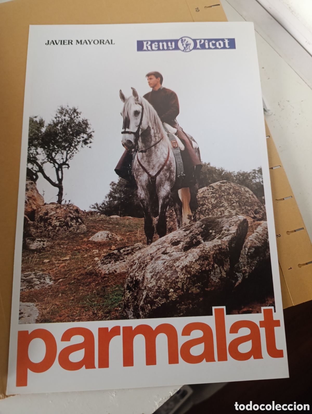 Tauromaquia: cartel publicitario cl&aacute;sico que muestra al jinete Javier Mayoral