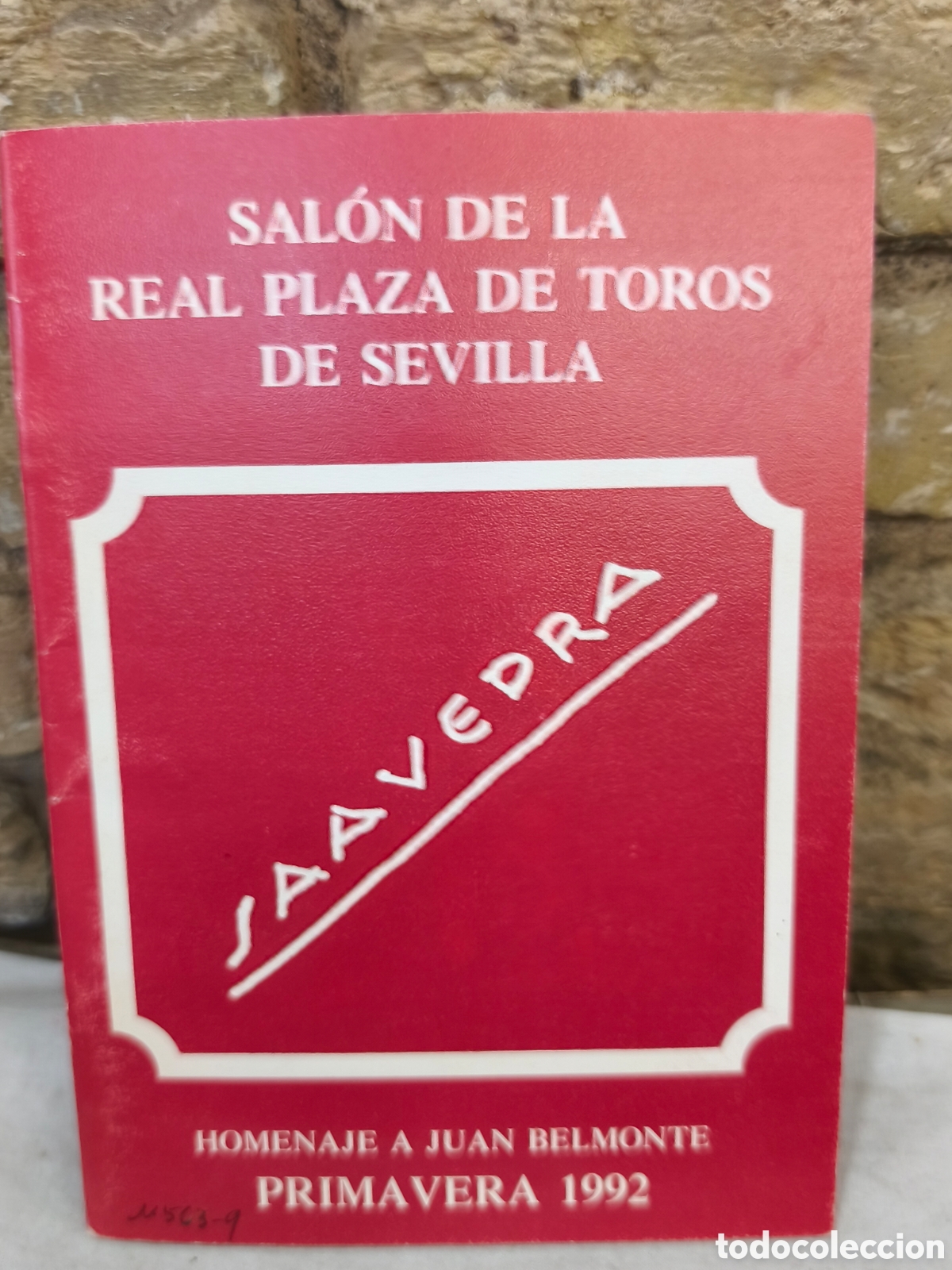 Tauromaquia: SAL&Oacute;N DE LA REAL PLAZA DE TOROS DE SEVILLA, Saavedra