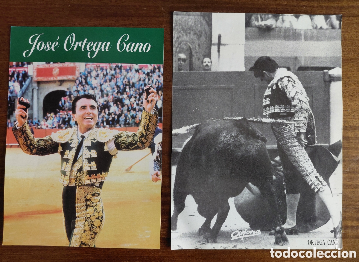 Tauromaquia: Lote 2 fotograf&iacute;as tama&ntilde;o grande de Ortega Cano