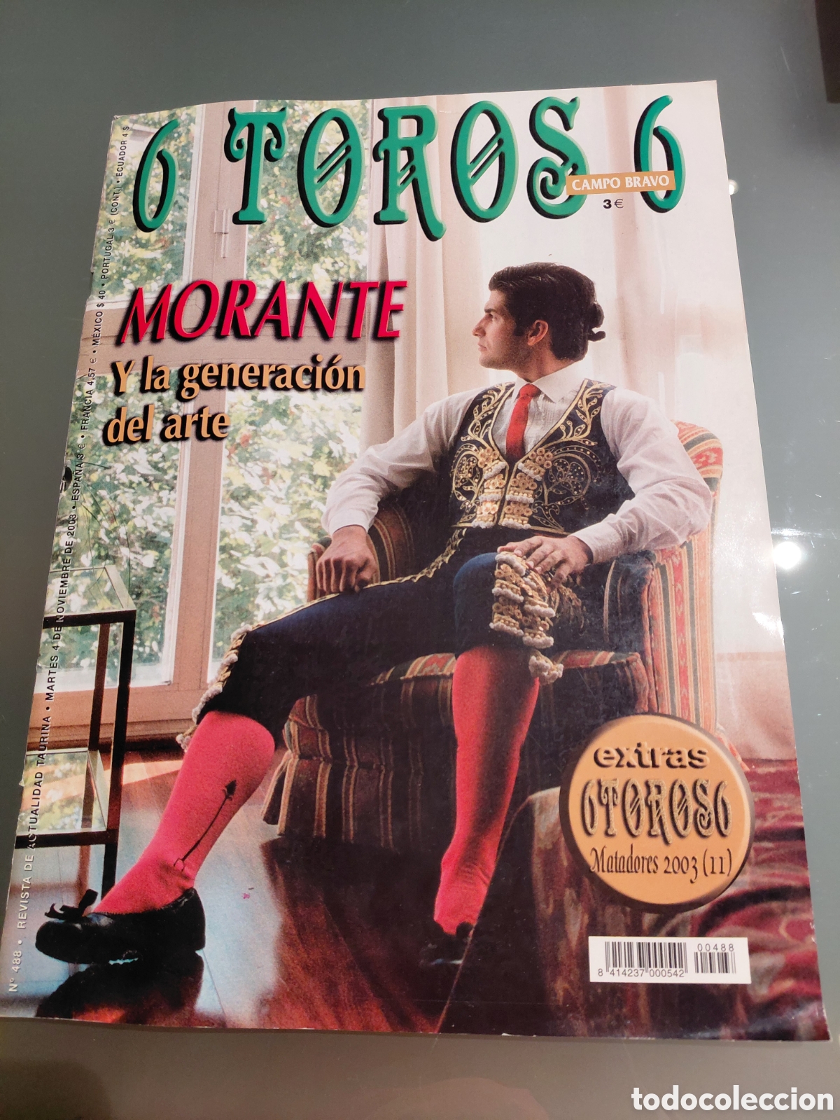 Bullfighting: Revista 6 Toros 6 Morante de la Puebla. Gran p&oacute;ster de El Juli 2003