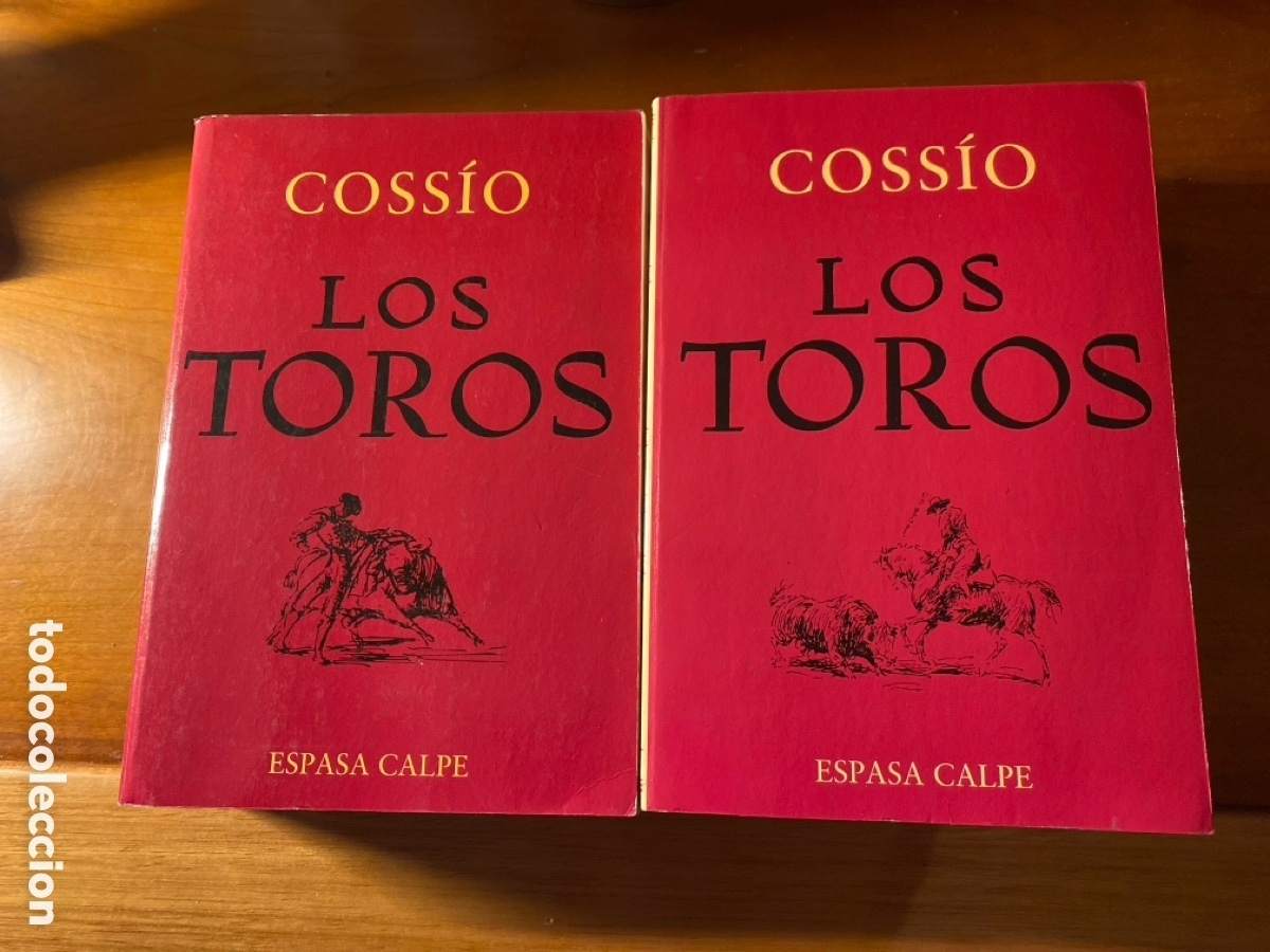 Tauromaquia: LOS TOROS COSS&Iacute;O Espasa Calpe 1995 Romo I y II