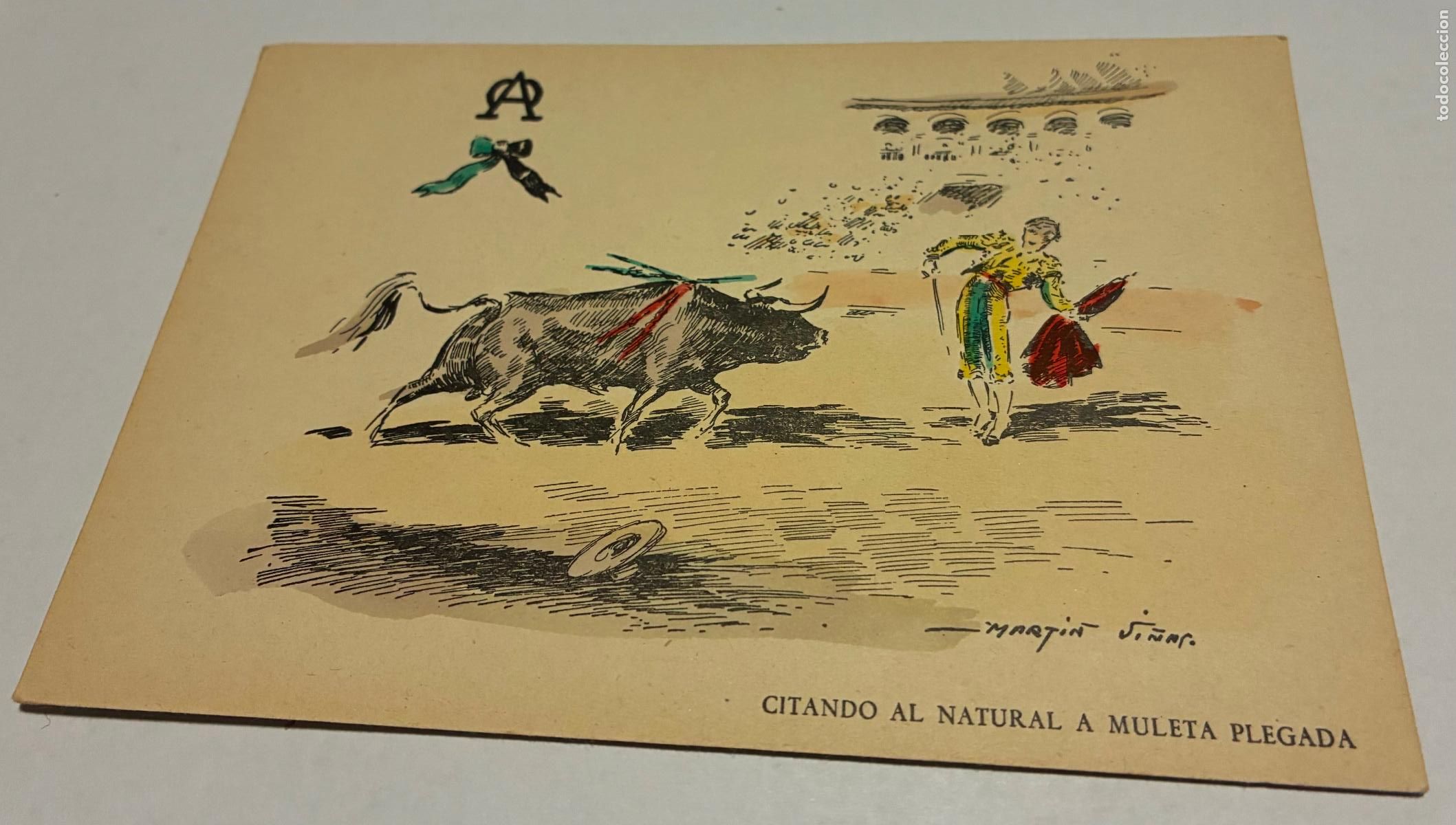 Tauromachie: ANTIGUA POSTAL CORRIDA DE TOROS, HIERRO Y DIVISAS, SEVILLA