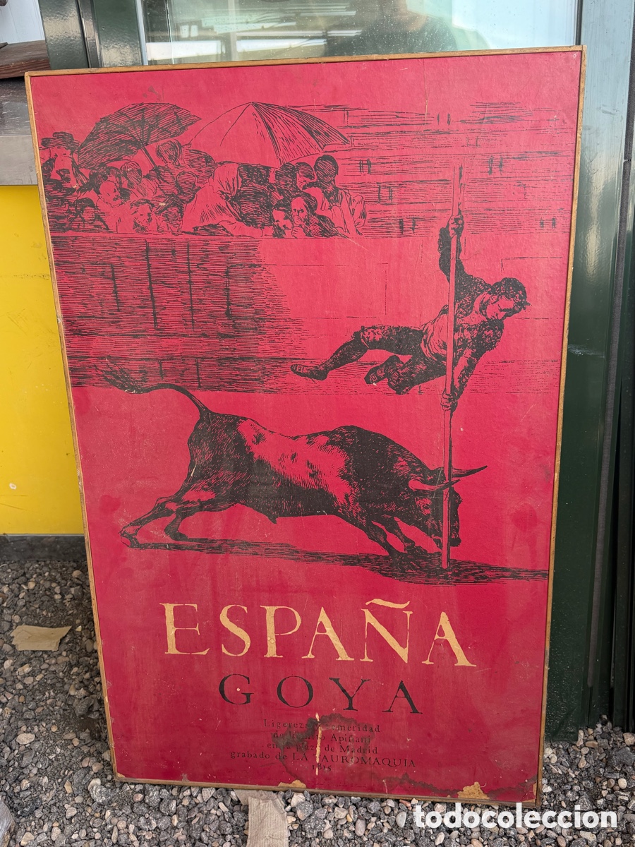 Tauromaquia: GOYA LA TAUROMAQUIA SUBSECRETARIA DE TURISMO 1964 CARTEL TURISTICO 100 X 62 CMTS