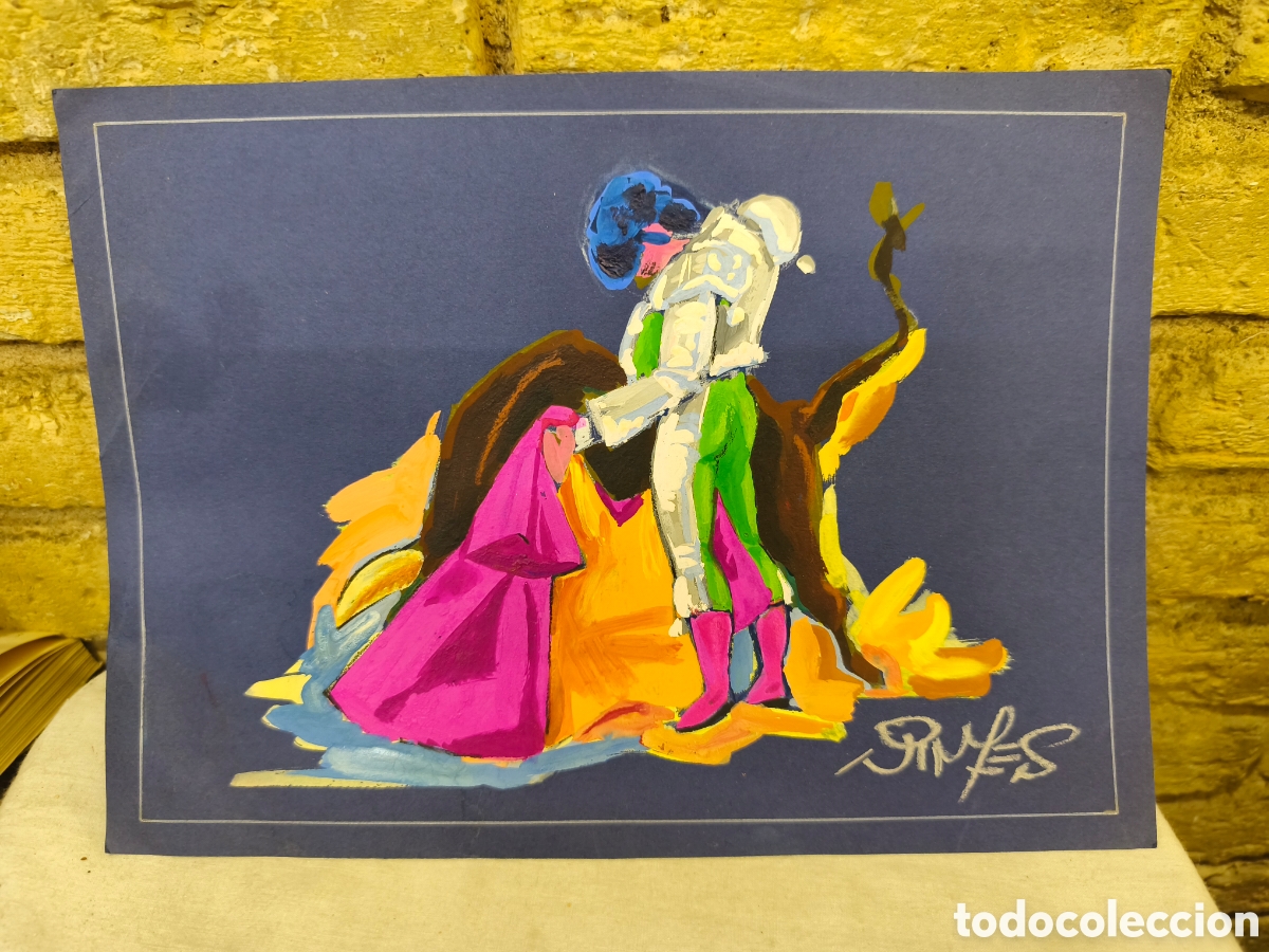 Tauromaquia: Dibujo original toreo, Vinyes