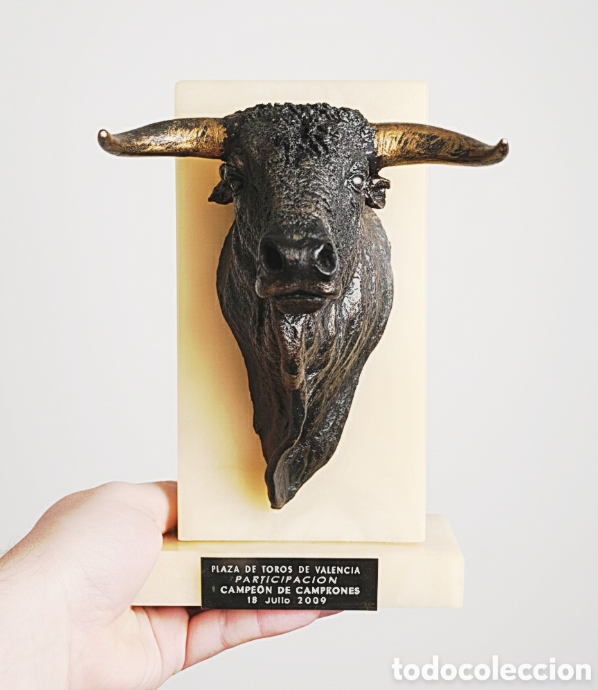 Tauromaquia: TROFEO TAURINO - FERIA DE JULIO DE VALENCIA - A&Ntilde;O 2008 - BRONCE Y ALABASTRO - 1&deg;CAMPEON DE CAMPEONES