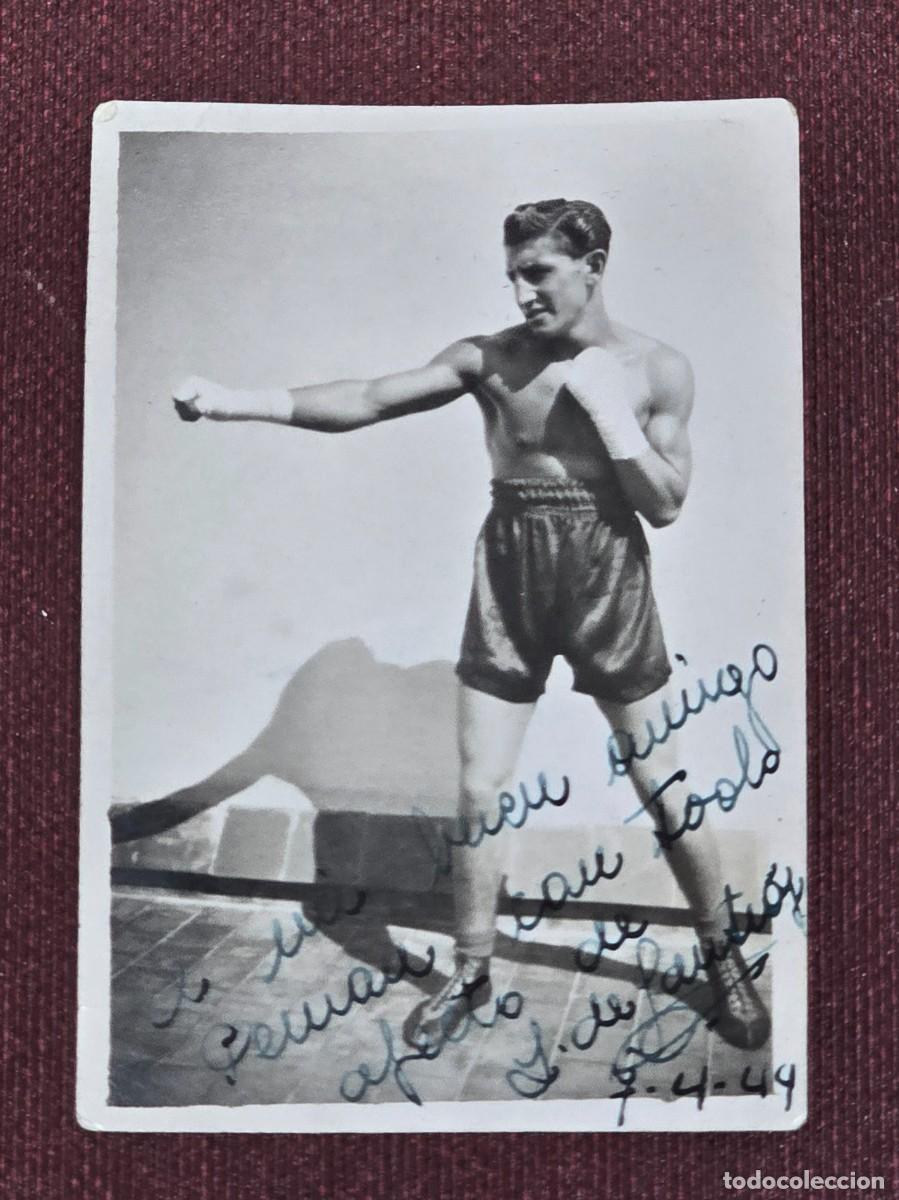 Tauromaquia: Antigua Fotograf&iacute;a Torero firmada y dedicada 1949 (sin identificar)
