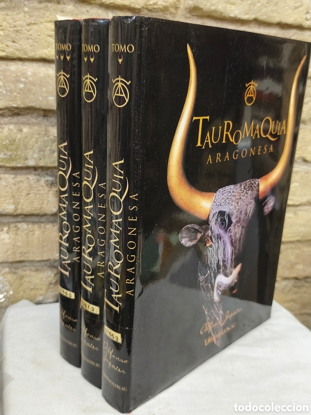 Tauromaquia: Tauromaquia Aragonesa, 3 tomos, Alfonso Zapater