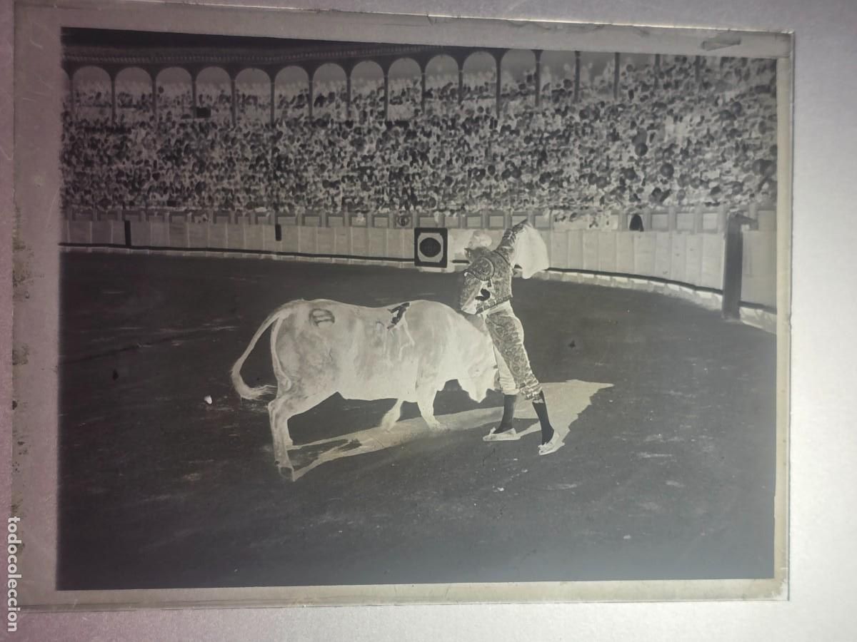 Tauromaquia: PLACA , NEGATIVO , CLICHE DE CRISTAL DE PLAZA DE TOROS. PARA IDENTIFICAR.